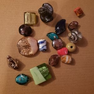 Glass beads for jewelry making